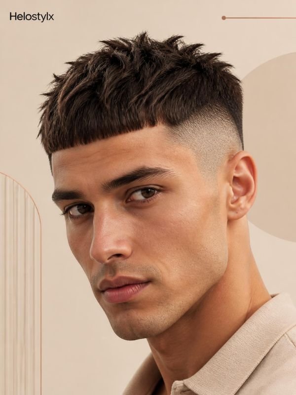 Textured Edgar with Shaved Sides