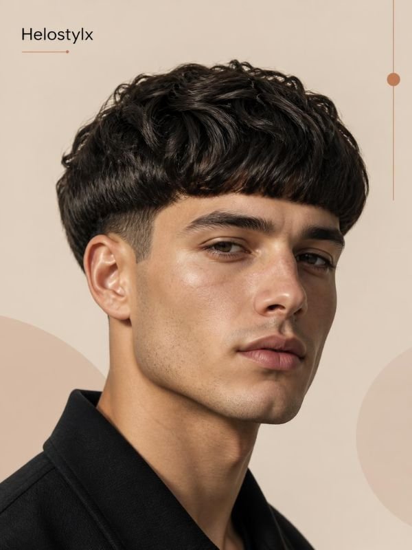 Thick Wavy Edgar Bowl Cut