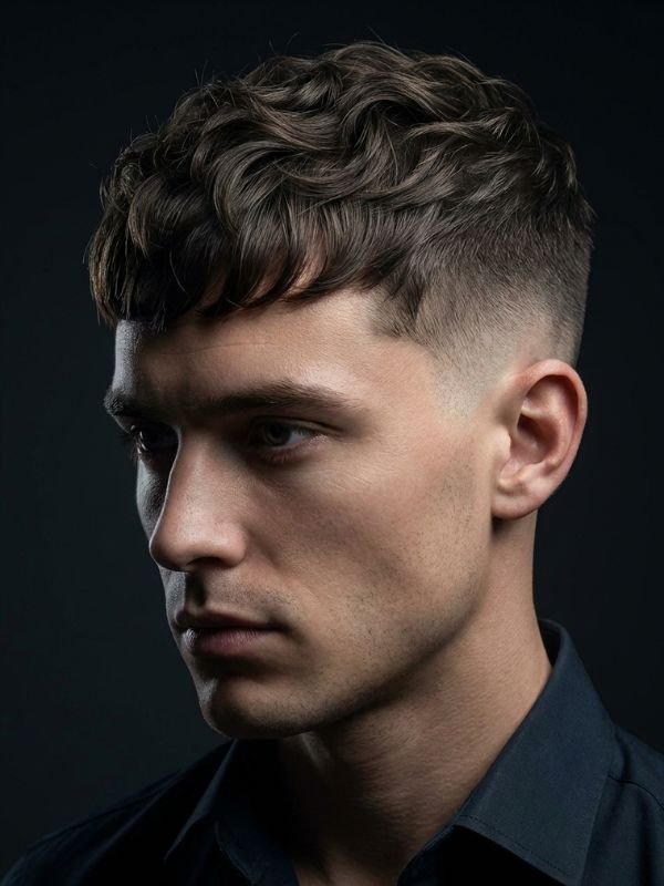 Wavy French Crop Haircut