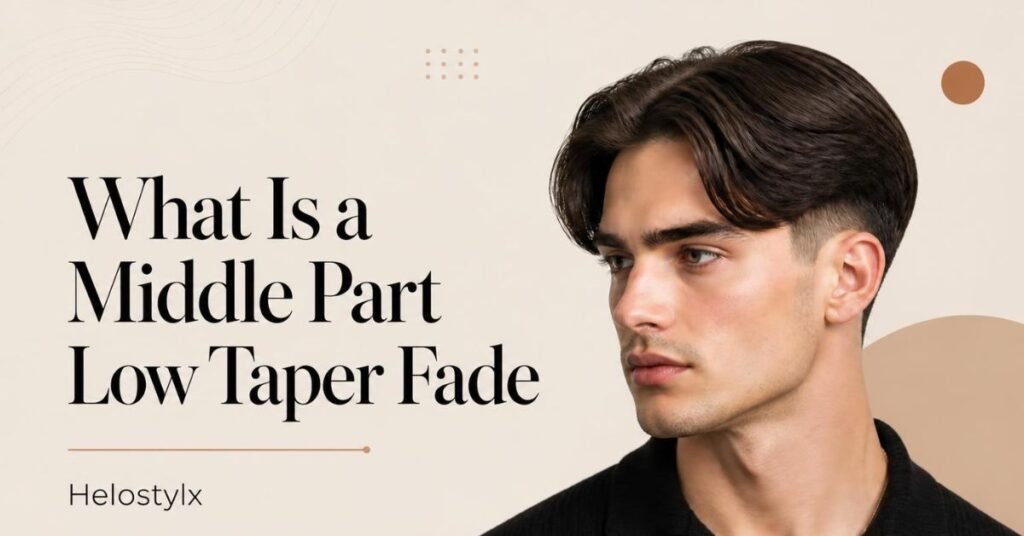 What Is a Middle Part Low Taper Fade