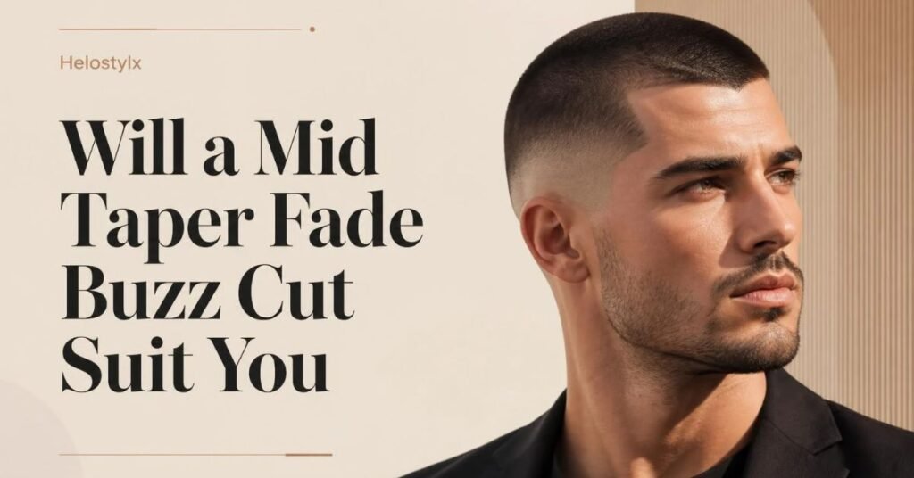 Will a Mid Taper Fade Buzz Cut Suit